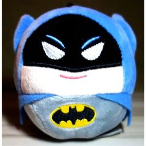 Batman Hallmark Fluffball Plush Superhero Ornament Decoration Toy 4" CUTE